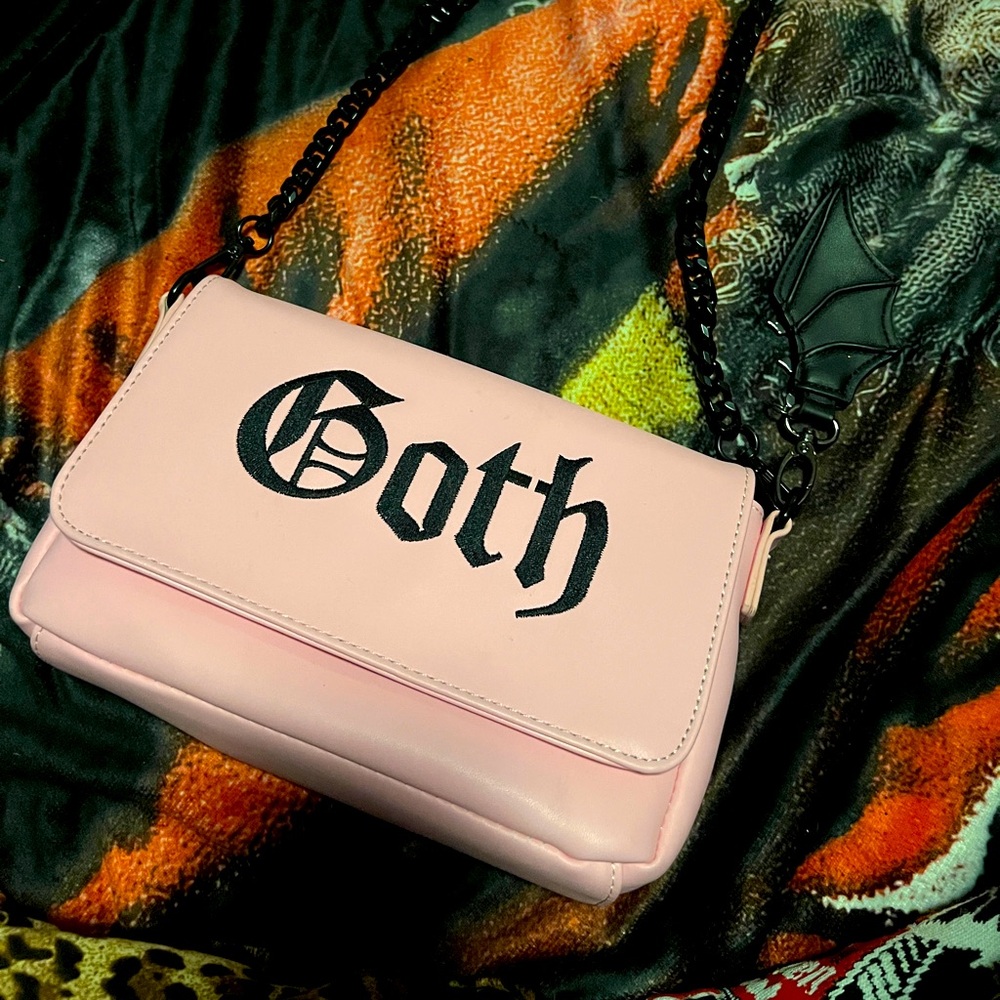 Pink Goth Blackcraft Cult Shoulder Bag
